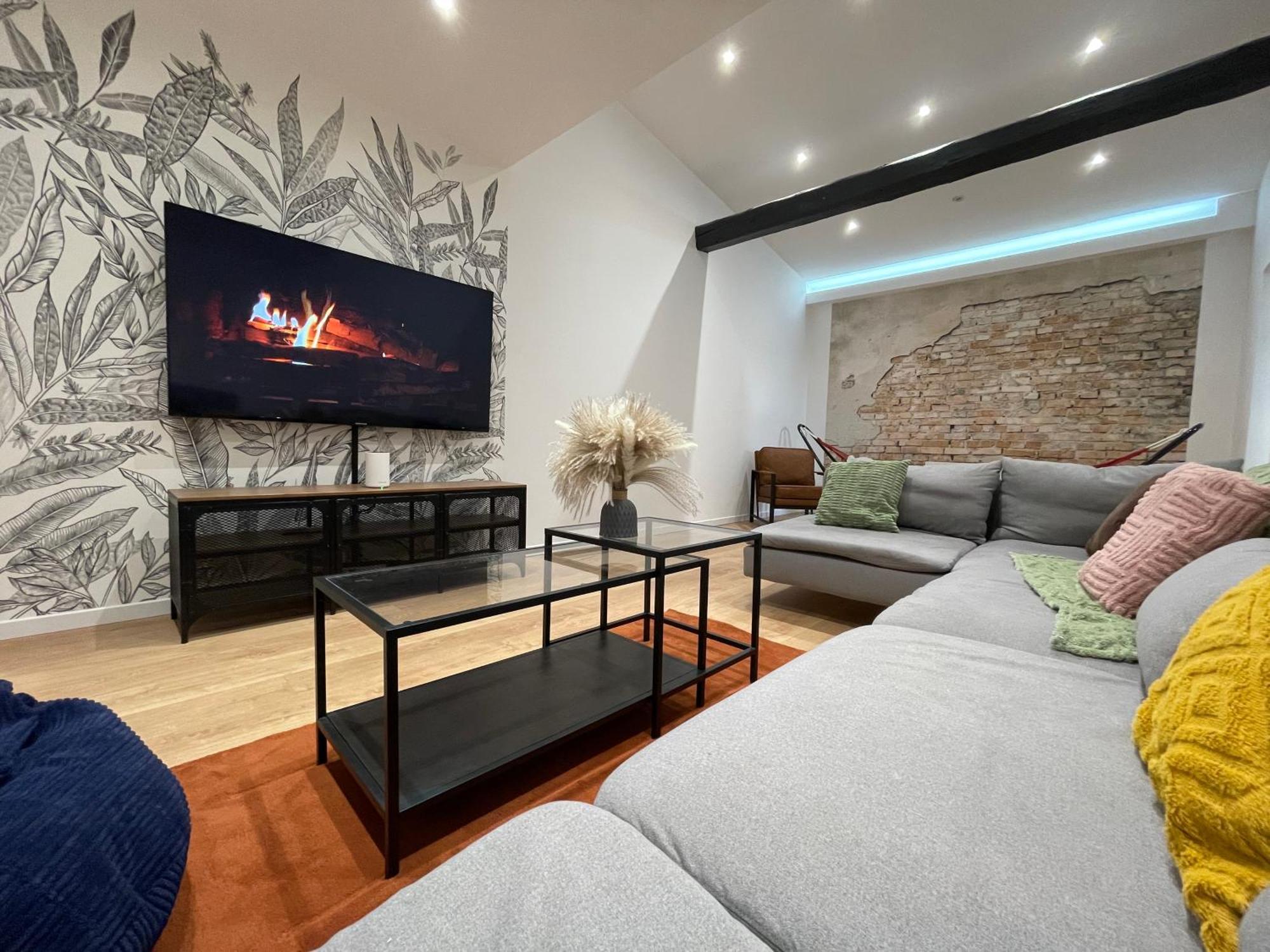 Les 3 Suites - 6 Personnes - 3 Chambres Avec Sdb Privatives Lens Dış mekan fotoğraf